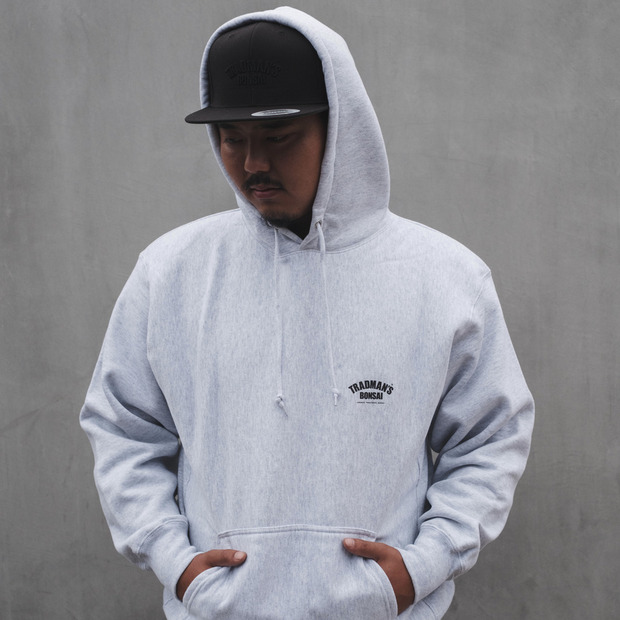 TRAD KAMON  HOODIE -GRAY- 詳細画像